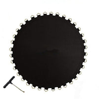 Tappetino di ricambio per trampolino Garvee, rotondo da 8 piedi, impermeabile, resistente ai raggi UV, tappetino di sicurezza con 48 fibbie, anelli a V, ganci e fibbie.