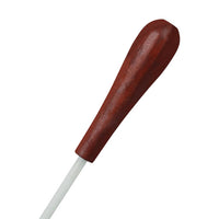 Garvee Music Baton Bacchetta da direttore d'orchestra portatile con custodia Bacchetta in legno per coro Orchestra Concerto Scatola quadrata Ambra Mogano