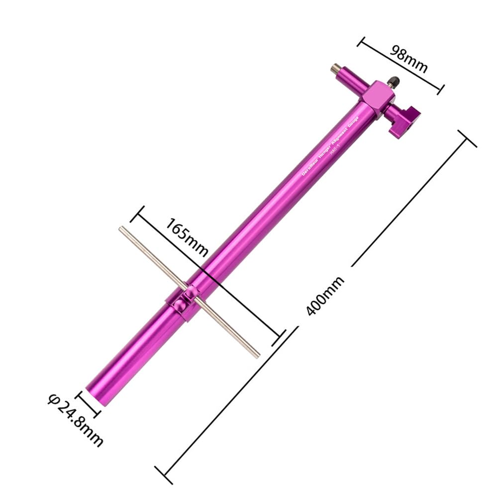 Strumento Regolazione Deragliatore Bici Garvee Acciaio Inossidabile Viola - Perfetto per Festa del Papà, Regolazione Precisa Cavo Cambio e Leva