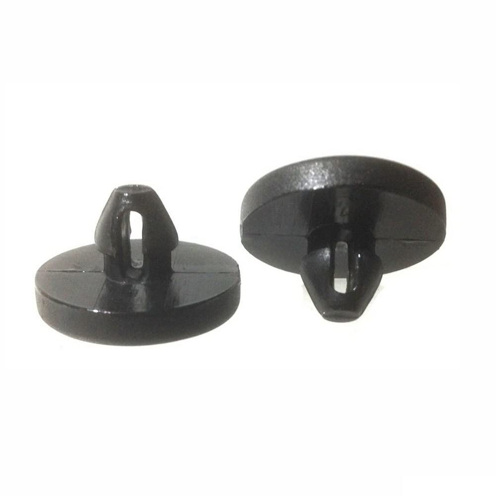 Garvee 12 pezzi di gomma per interruttore luce freno per la maggior parte delle auto, compatto e facile da installare, nero, 1,8 x 1,1 cm