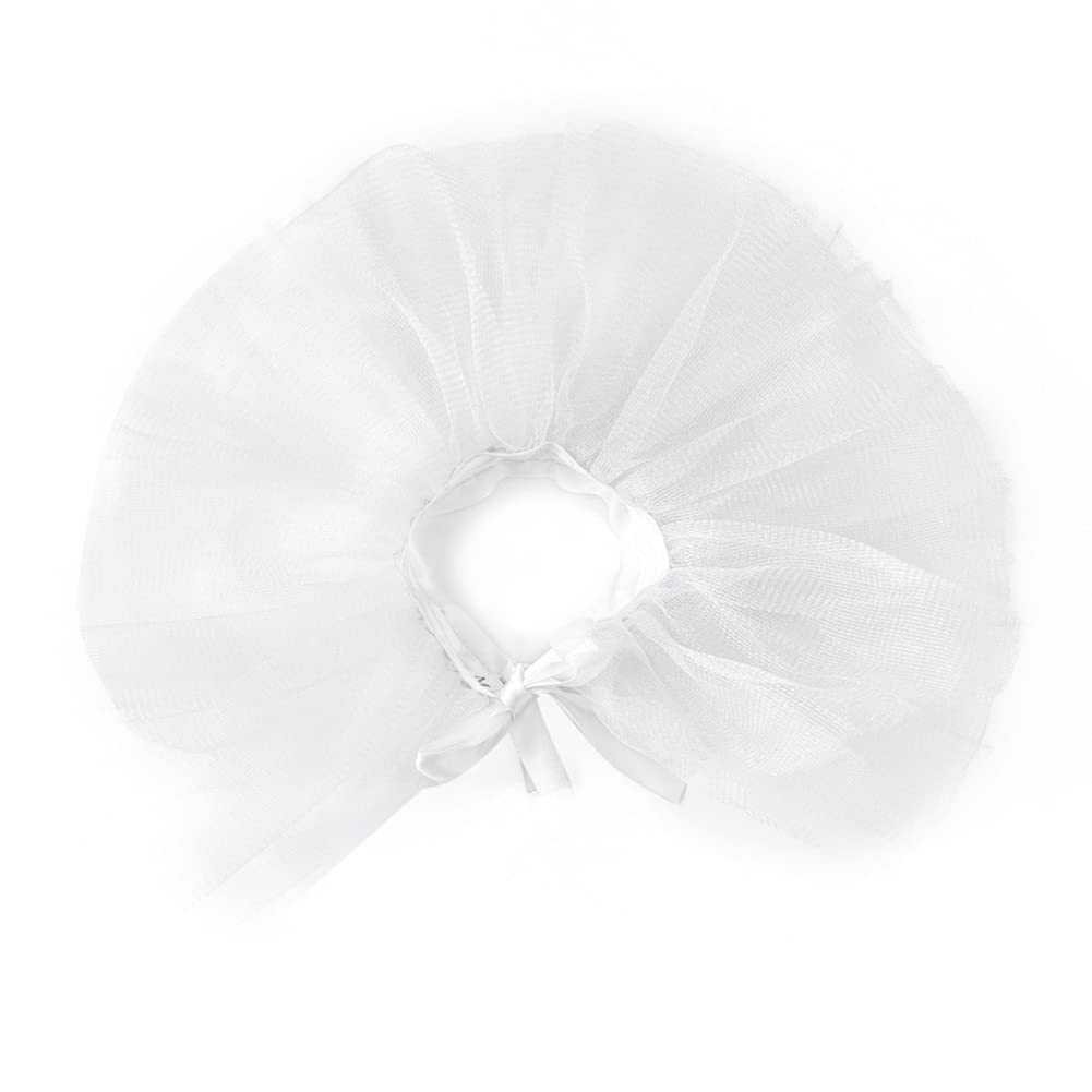 Garvee Tutu colorato per cani, vestito da compleanno, bianco, taglia M, per cani di piccola e grande taglia, per feste, carino e comodo in cotone