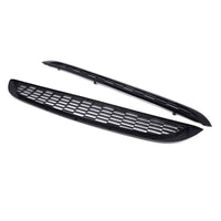 Griglia anteriore Garvee compatibile con Mini Cooper R50 R52 R53, struttura a nido d'ape in ABS, nero lucido, protezione durevole