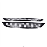 Griglia anteriore Garvee compatibile con Mini Cooper R50 R52 R53, struttura a nido d'ape in ABS, nero lucido, protezione durevole