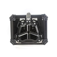 Garvee Valigia Moto 45L Bauletto Impermeabile in Alluminio per Viaggi in Moto, Serratura Sicura, Rivestimento Interno Rimovibile, Installazione Rapida, Nero