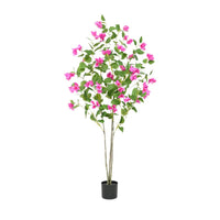 Albero di bouganville artificiale Garvee da 182.88 cm, seta realistica, vaso stabile, verde, per studio fotografico e decorazione