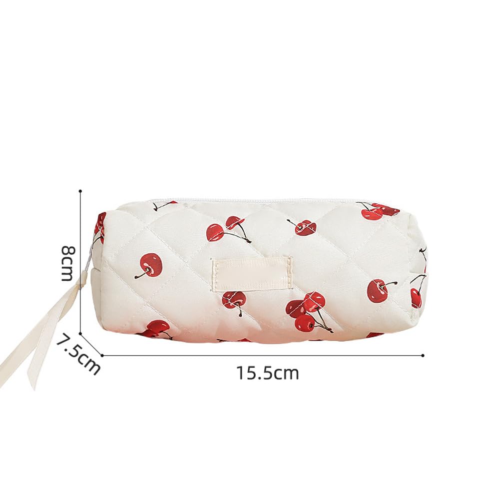 Garvee Set da 3 pezzi di borse cosmetiche in nylon trapuntato, grandi, per viaggi e uso quotidiano, leggere e versatili