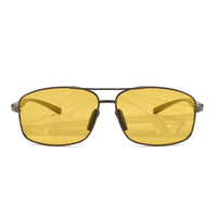 Occhiali da guida notturna polarizzati Garvee per uomo e donna con protezione UV400 dai riflessi per guida, escursionismo, golf, pesca e sport all'aria aperta - Giallo