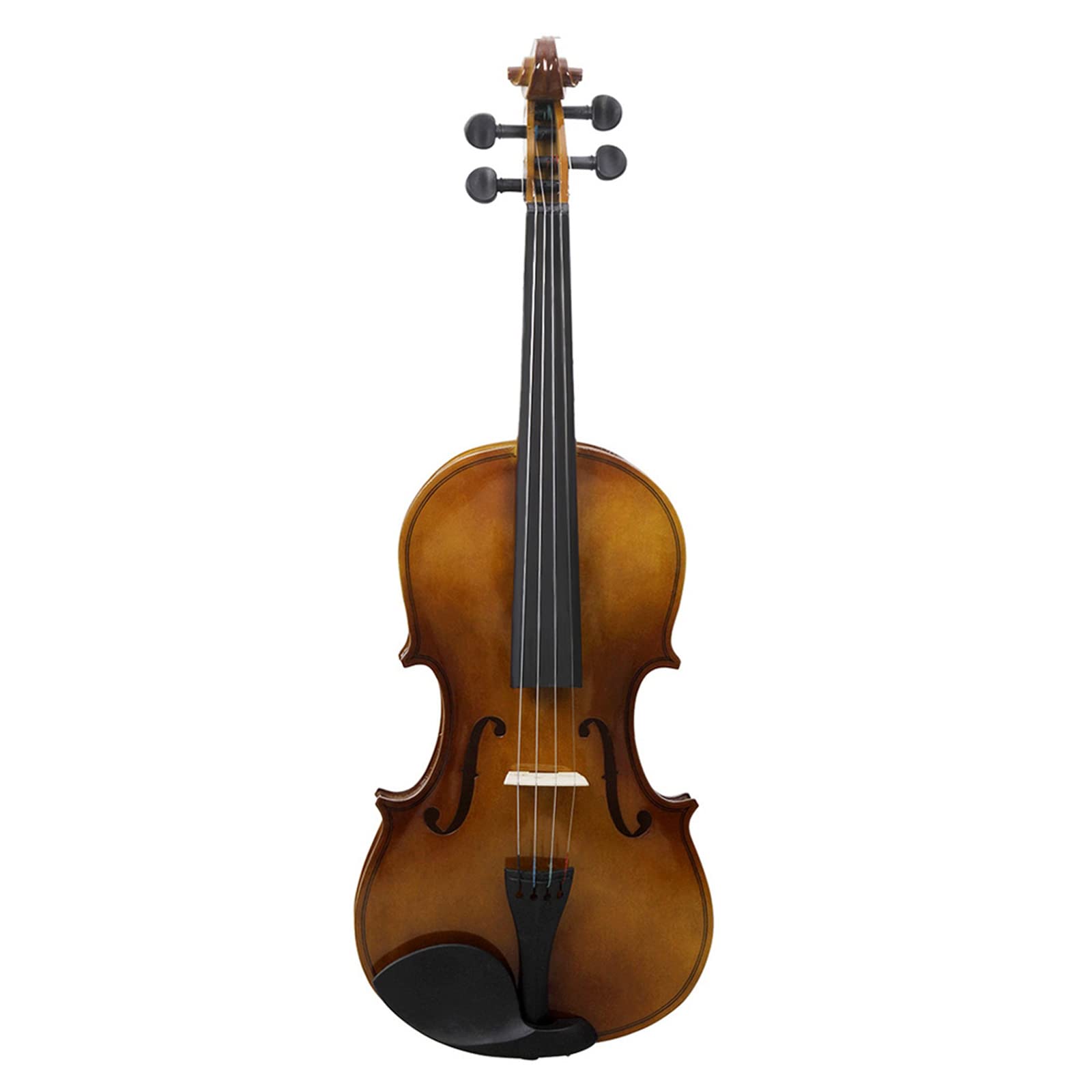Garvee Violino Acustico per Principianti 4/4 con Arco e Custodia in Legno di Basswood, Suono Caldo, Strumento per Orchestra e Concerto, Colore Naturale