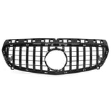 Garvee Griglia Anteriore Panamericana GT Style Per Mercedes A-Class W176 A45 (2012-2015) Senza Emblema Nero ABS Resistente