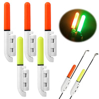 Garvee Bissanzeiger Leuchtstab LED Für Nachtangeln, Sichere Klettmontage, Kompatibel Mit Angelruten, Meeres- Und Felsenangeln, Robust, Helles Licht