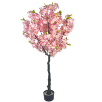 Albero di ciliegio artificiale Garvee, vaso alto, tronco realistico, rami flessibili, facile da pulire, vaso di fiori robusto, decorazione per interni del soggiorno