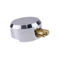 Lucchetti Garvee 6271 con grillo nascosto, lucchetto a disco da hockey per impieghi gravosi, M8 x 80 mm, acciaio cromato per magazzini e container