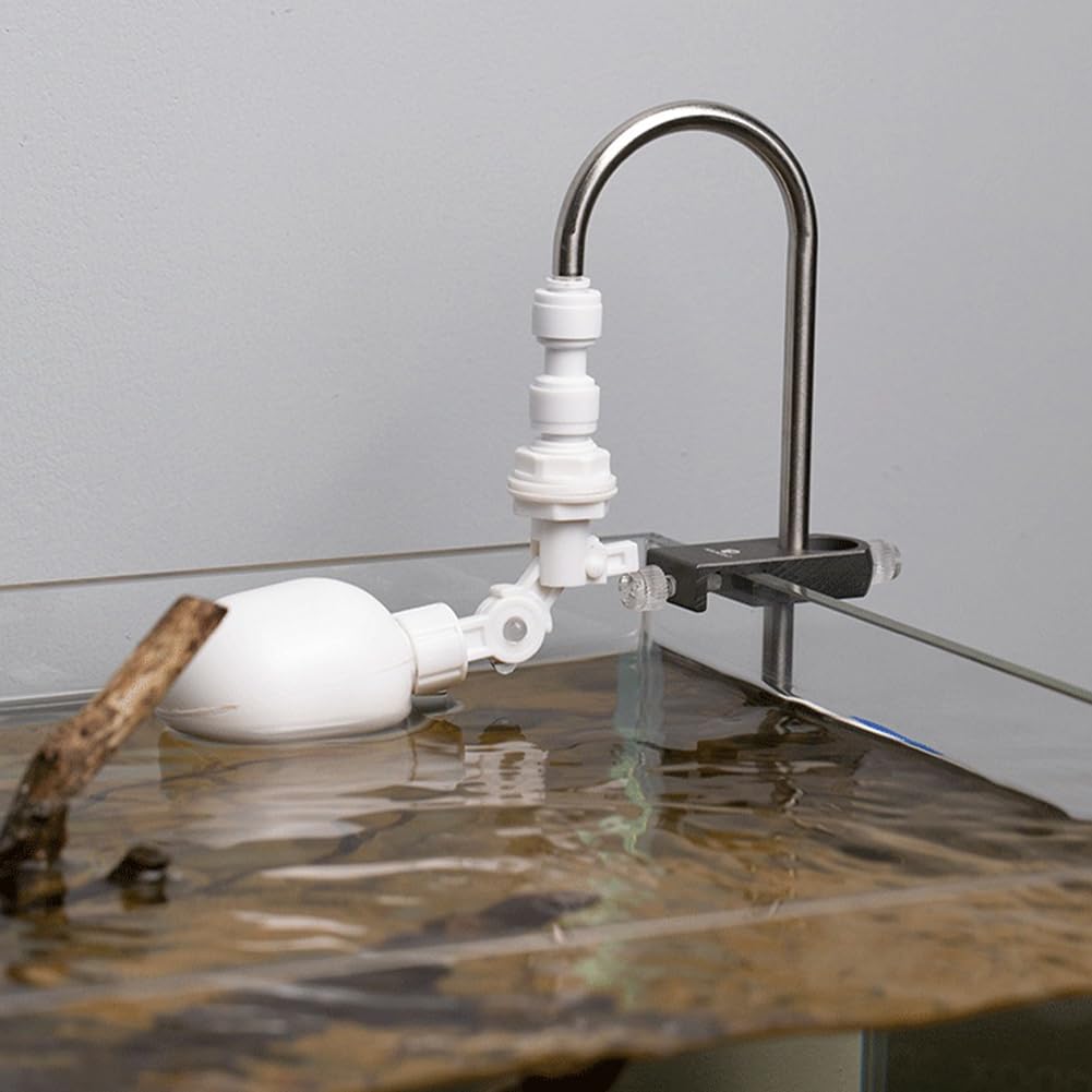 Riempitore automatico d'acqua Garvee con valvola galleggiante e regolatore di livello per acquari, vasche per pesci e serbatoi d'acqua