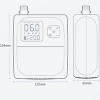 Pompa a batteria al litio Garvee da 80 W: pompa elettrica portatile per paddleboard, gommoni e piscine con display e arresto automatico