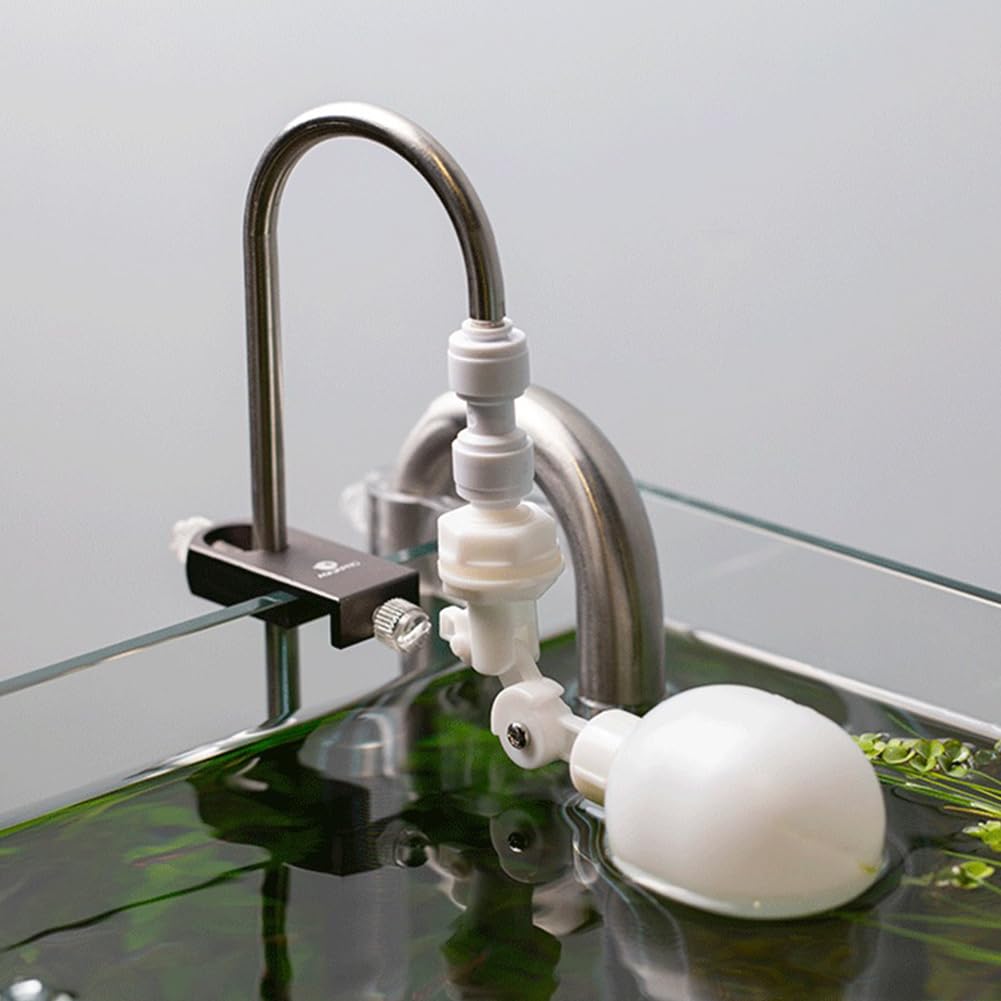 Riempitore automatico d'acqua Garvee con valvola galleggiante e regolatore di livello per acquari, vasche per pesci e serbatoi d'acqua