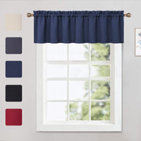 Tende oscuranti Garvee per finestre, soggiorno, cucina, camera da letto, blu navy, 52 × 15 pollici, isolate termicamente