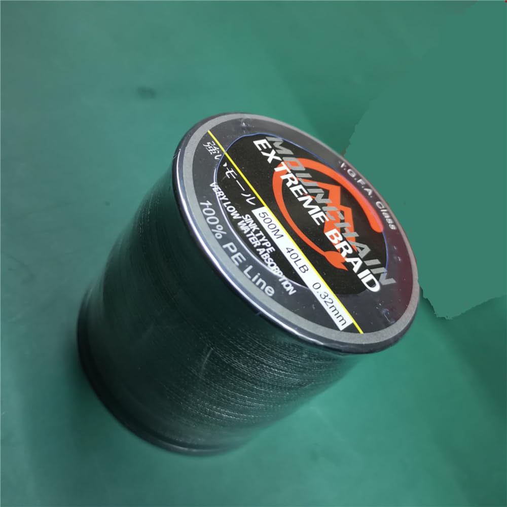 Garvee Filo da pesca intrecciato 4 fili super resistente 500 m nero 18 kg