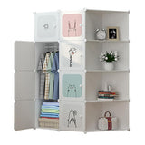 Armadio per bambini Garvee, modulare, impilabile, robusto e impermeabile, organizer per camera da letto, 14x14x14 pollici - Come mostrato