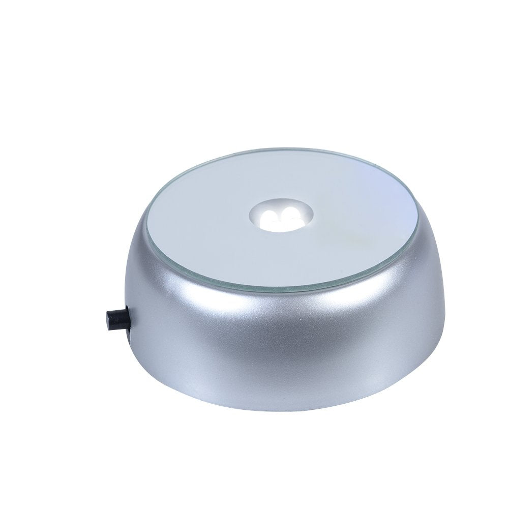 Base luminosa a LED Garvee, sottobicchiere per bicchieri da cocktail con cambio colore graduale, luce bianca, materiale robusto, per feste