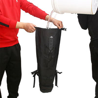 Borsa da sella per bicicletta Garvee da 16 litri, materiale robusto e impermeabile, per bici da strada e mountain bike, nera