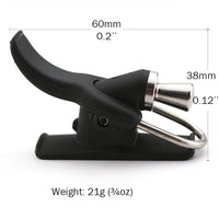 Garvee 2-Pack Sea Fishing Trigger Bionic Finger Thumb Button Fixed Spool Black per pesca costiera e in spiaggia