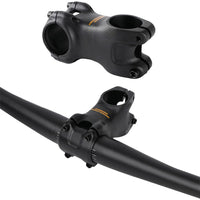 Attacco manubrio Garvee MTB 31,8 50 mm, attacco manubrio in lega, attacco manubrio corto da 3 gradi per mountain bike e bici da strada, nero