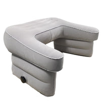 Garvee Cuscino Gonfiabile Da Lettura Ergonomico Gaming In PVC E Peluche, Pieghevole, Portatile, Casa E Outdoor, 80x60x37cm, Multicolore