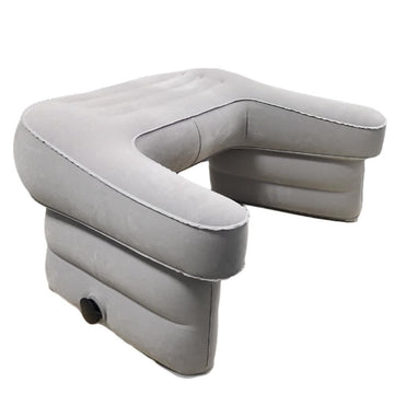 Garvee Cuscino Gonfiabile Da Lettura Ergonomico Gaming In PVC E Peluche, Pieghevole, Portatile, Casa E Outdoor, 80x60x37cm, Multicolore