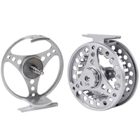 Mulinello Garvee Fly Reel 2+1BB CNC Alluminio Argento - Fluido e Preciso per Trota, Luccio, Carpa | Regalo Perfetto Festa del Papà