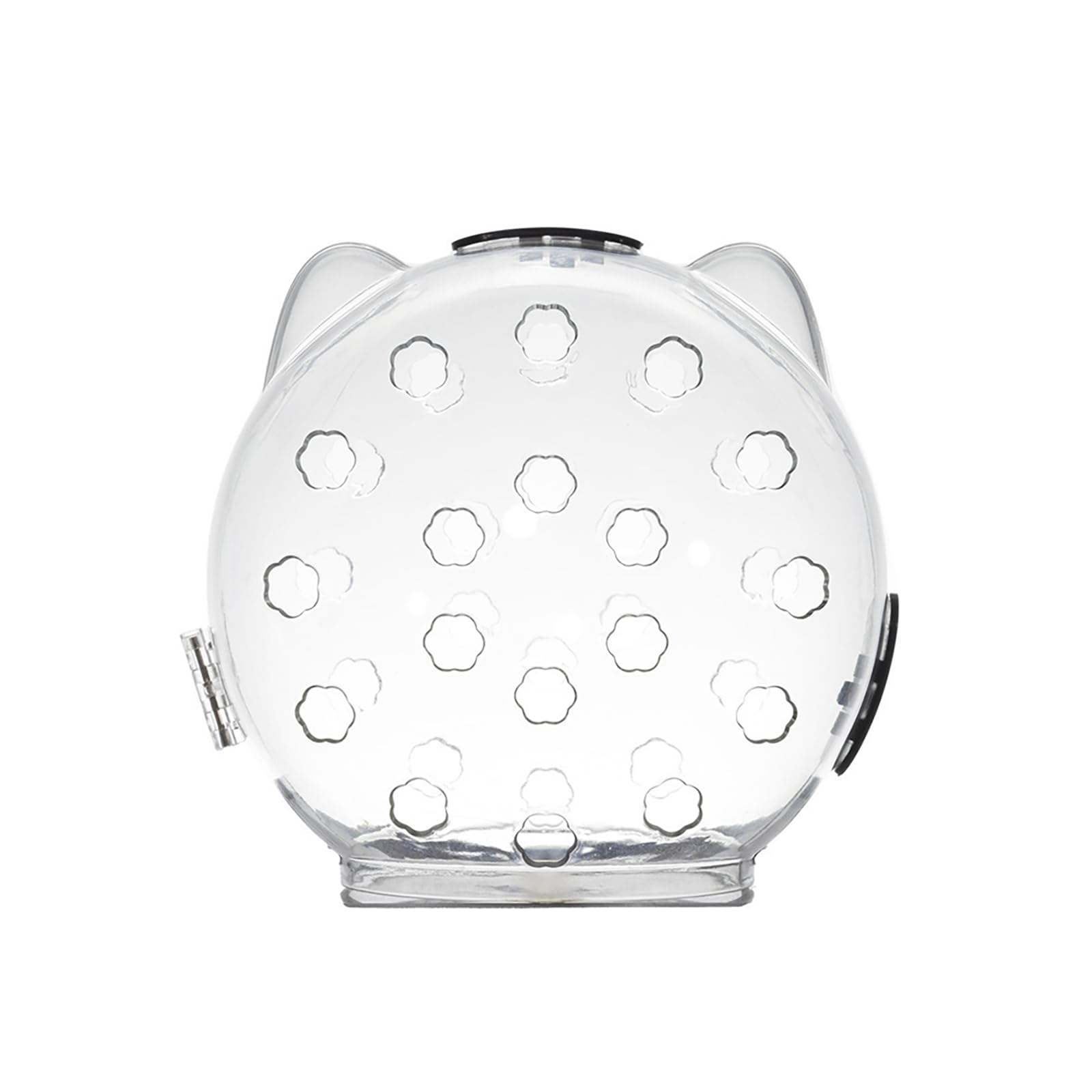 Casco trasparente per gatti GARVEE con ventilazione, anti-leccamento e morso, materiale leggero, dimensioni ridotte, per recupero e cura, graziose orecchie da gatto