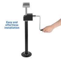 Garvee, set di 2 supporti estraibili per camper, regolabili in acciaio 53,51-86,99 cm, portata 2268 kg ciascuno, resistenti alla ruggine, compatti per roulotte