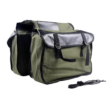 Garvee Satteltasche Motorrad Wasserdicht Canvas Große Kapazität Schnellverschluss Robust Universell Adventure Sportbikes