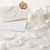 Garvee 100 Pezzi Adesivi Sigilli in Cera Autoadesivi Oro Rosa Incisa per Inviti Matrimonio Regali Feste 3cm Oro Rosa