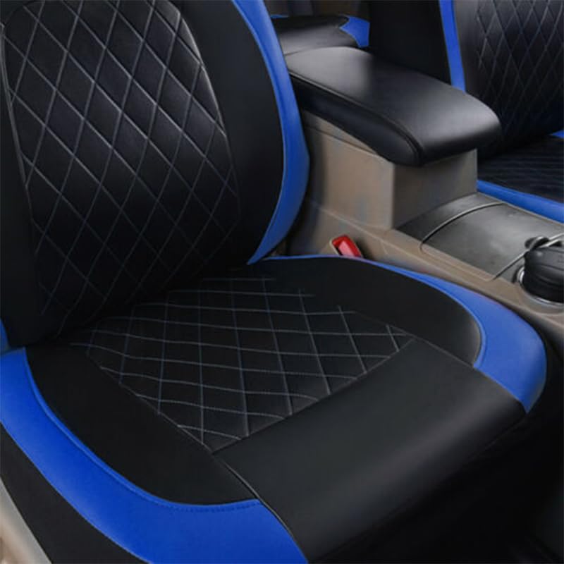 Garvee Set coprisedili per auto da 9 pezzi, impermeabili, in similpelle antiscivolo, universali per auto, camion, SUV, neri