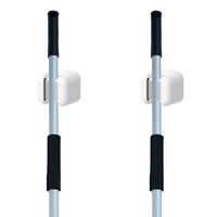 Garvee Set da 3 pezzi Porta scopa autoadesivo con supporto da parete antiscivolo per cucina e giardino, robusto, non richiede foratura