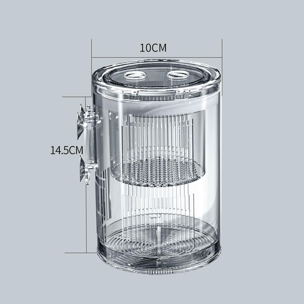 Garvee Aquarium Fish Breeding Box, scatola di covata in acrilico con ventose per pesciolini, gamberetti, pesci pagliaccio e guppy