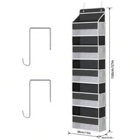 Garvee Organizer da appendere alla porta con 5 tasche a rete, capacità di carico di 40 libbre, materiale a rete, salvaspazio, versatile per cucina e bagno