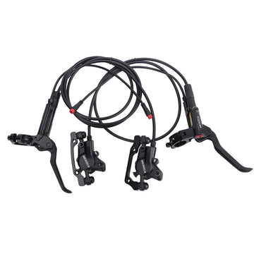 Kit freno idraulico per bicicletta Garvee, freno a disco a doppio pistone, freno a olio in lega di alluminio per bici elettriche fuoristrada e città