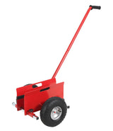 Garvee Carrello Per Pannelli Con Manico Esteso 39", Capacità 660 LBS, Ruote Gomma Solida 10", Telaio Acciaio Rinforzato, Morsa Regolabile, Stabilità Massima Per Cantieri - Red