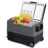 Frigorifero per auto GARVEE, compressore portatile con controllo tramite app, refrigeratore elettrico -20-20 °C, congelatore portatile con compressore, frigorifero per auto con scomparto congelatore, per campeggio, viaggio 35L