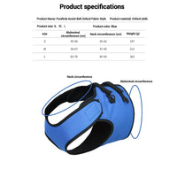 Garvee Harnais Respirant Réglable Pour Chien - Soutien Membres Avant, Sangle Ajustable, Tissu Oxford Robuste, Double Protection, Bleu M, Rééducation & Promenades