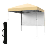 Capanno Pieghevole Garvee Gazebo Garage Resistente e Compatto in Acciaio Impermeabile per Giardino Esterni - Giallo
