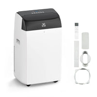 GARVEE Mobile Klimagerät 10000 BTUs, Fernbedienung Abluftschlauch Schlafmodus Mobil Klimaanlage Luftkühler, 3-in-1 Tragbares Klimagerät, Luftentfeuchter (30L/H), Kühlfunktion, Ventilator