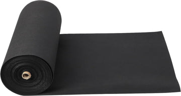 Garvee Geotessile Antierbacce PP 8oz Alta Resistenza e Drenaggio Ottimale per Giardini e Costruzioni, Rotolo 1.22x30.48m, Nero