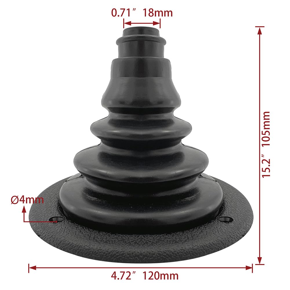 Garvee Gummi-Schutzmanschette Für Marine & Auto Kabel, Wasserdicht, Robust, 102x120mm, Schwarz, Für Boot & Yacht Nutzung
