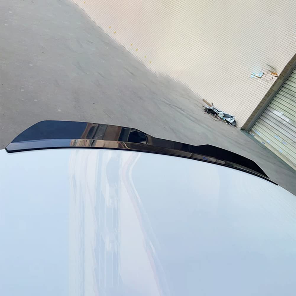 Garvee Auto Rear Wing Cover Spoiler posteriore tipo Pasta con targhetta, parti modificate, leggero, nero