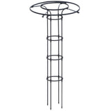 Supporto per piante Garvee, scala da giardino con anello di supporto, metallo resistente alle intemperie, per giardino e terrazza, versatile supporto per piante, ortensie e rose. - Come mostrato