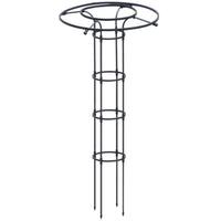 Supporto per piante Garvee, scala da giardino con anello di supporto, metallo resistente alle intemperie, per giardino e terrazza, versatile supporto per piante, ortensie e rose.