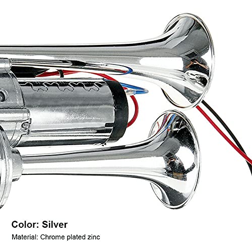 Garvee Doppelhorn Fahrzeughupe 12V Für Auto LKW Boote Motorräder, Molto Loud, Basso Consumo, Materiale Durevole, Montaggio Facile