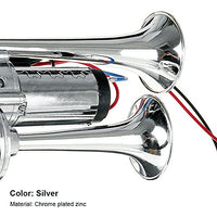 Garvee Doppelhorn Fahrzeughupe 12V Für Auto LKW Boote Motorräder, Molto Loud, Basso Consumo, Materiale Durevole, Montaggio Facile